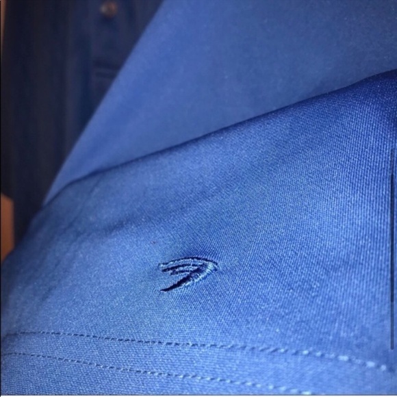 Men’s Tommy Armour Blue Polo - Picture 5 of 7